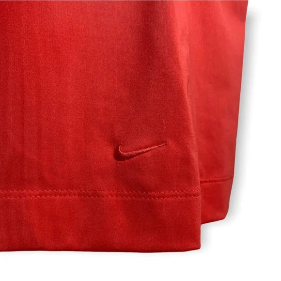 Nike Golf Fit Dry Coral Tee with White Breathable Back - Picture 7 of 10